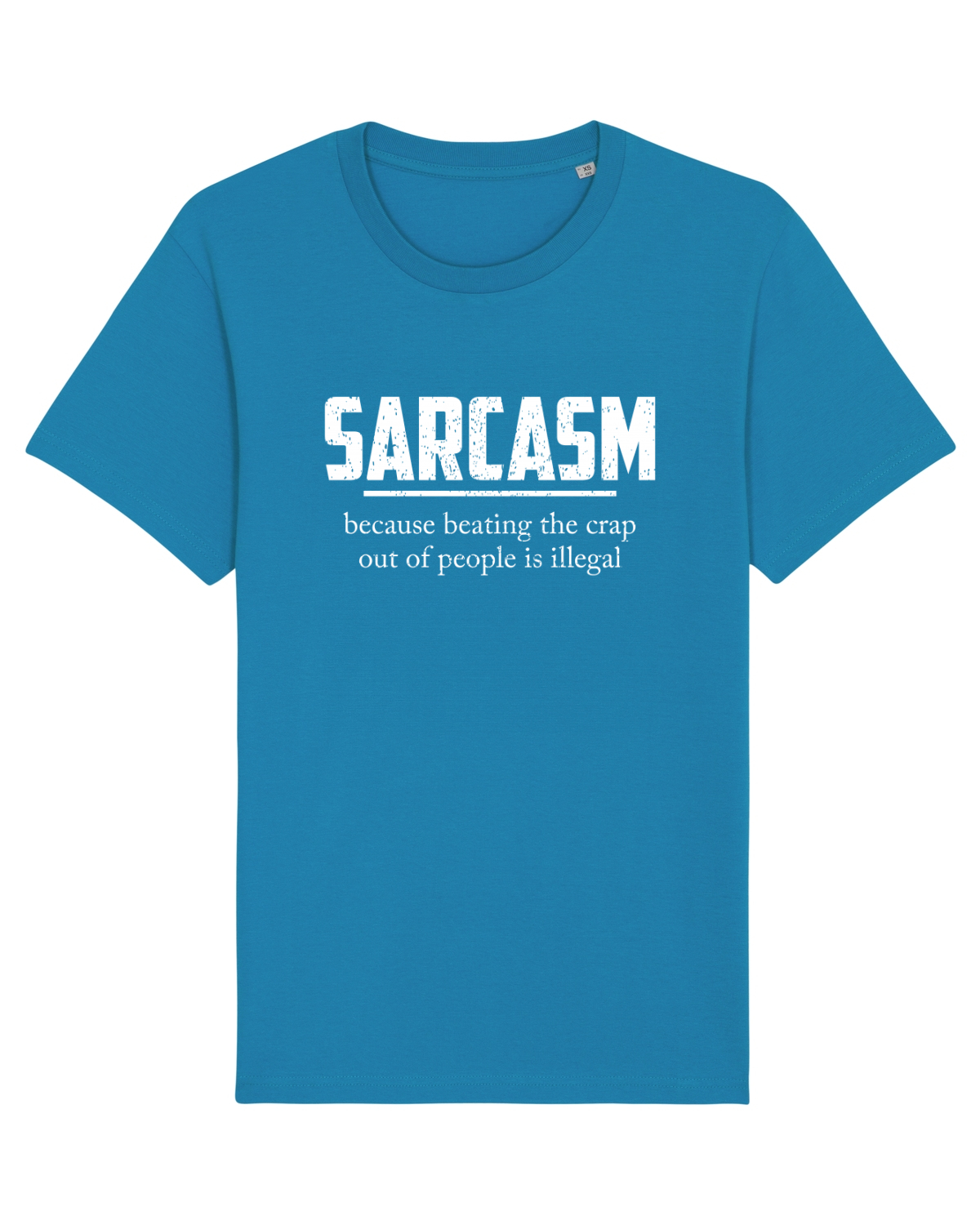Tricou mânecă scurtă Unisex Rocker Azur