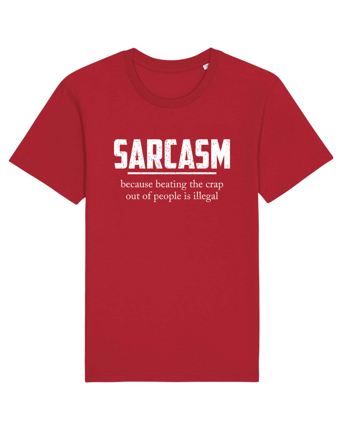 Tricou mânecă scurtă Unisex Rocker Red