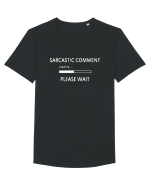 Sarcastic Comment Loadign Please Wait Tricou mânecă scurtă guler larg Bărbat Skater