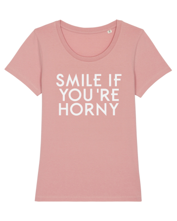 SMILE IF YOU'RE HORNY Canyon Pink