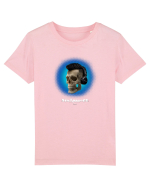 Craniu cu casti - skullphones 07 albastru 2 Tricou mânecă scurtă  Copii Mini Creator