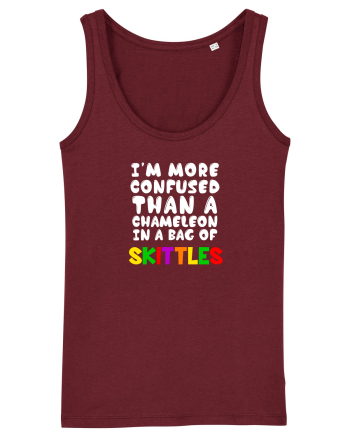 Chameleon in a bag of SKITTLES Burgundy