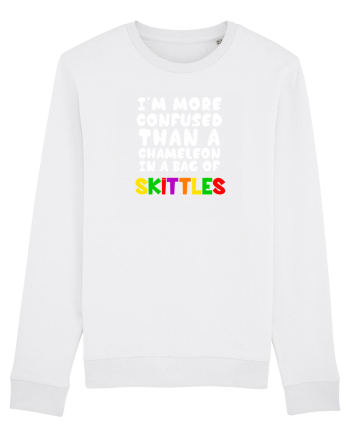 Chameleon in a bag of SKITTLES White