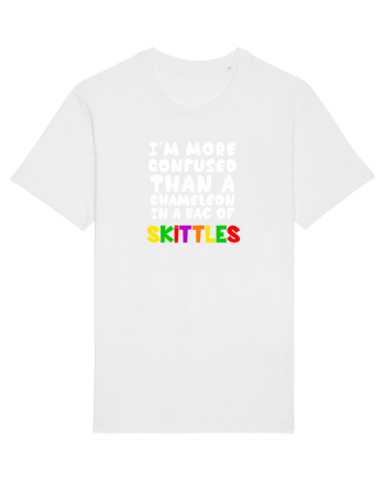 Chameleon in a bag of SKITTLES White