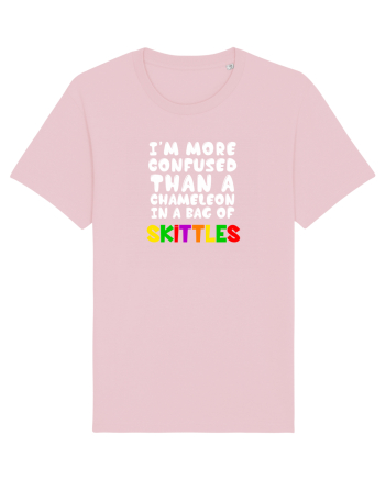 Chameleon in a bag of SKITTLES Cotton Pink