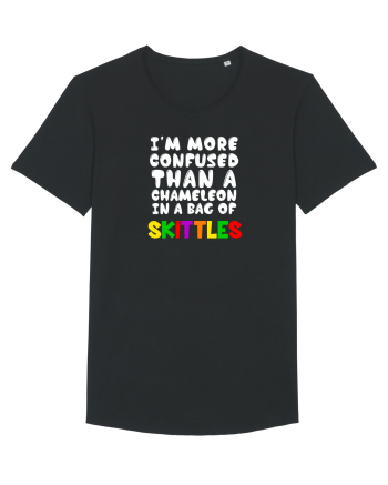Chameleon in a bag of SKITTLES Black
