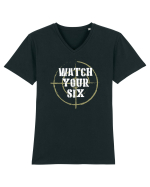 Watch your Six Tricou mânecă scurtă guler V Bărbat Presenter
