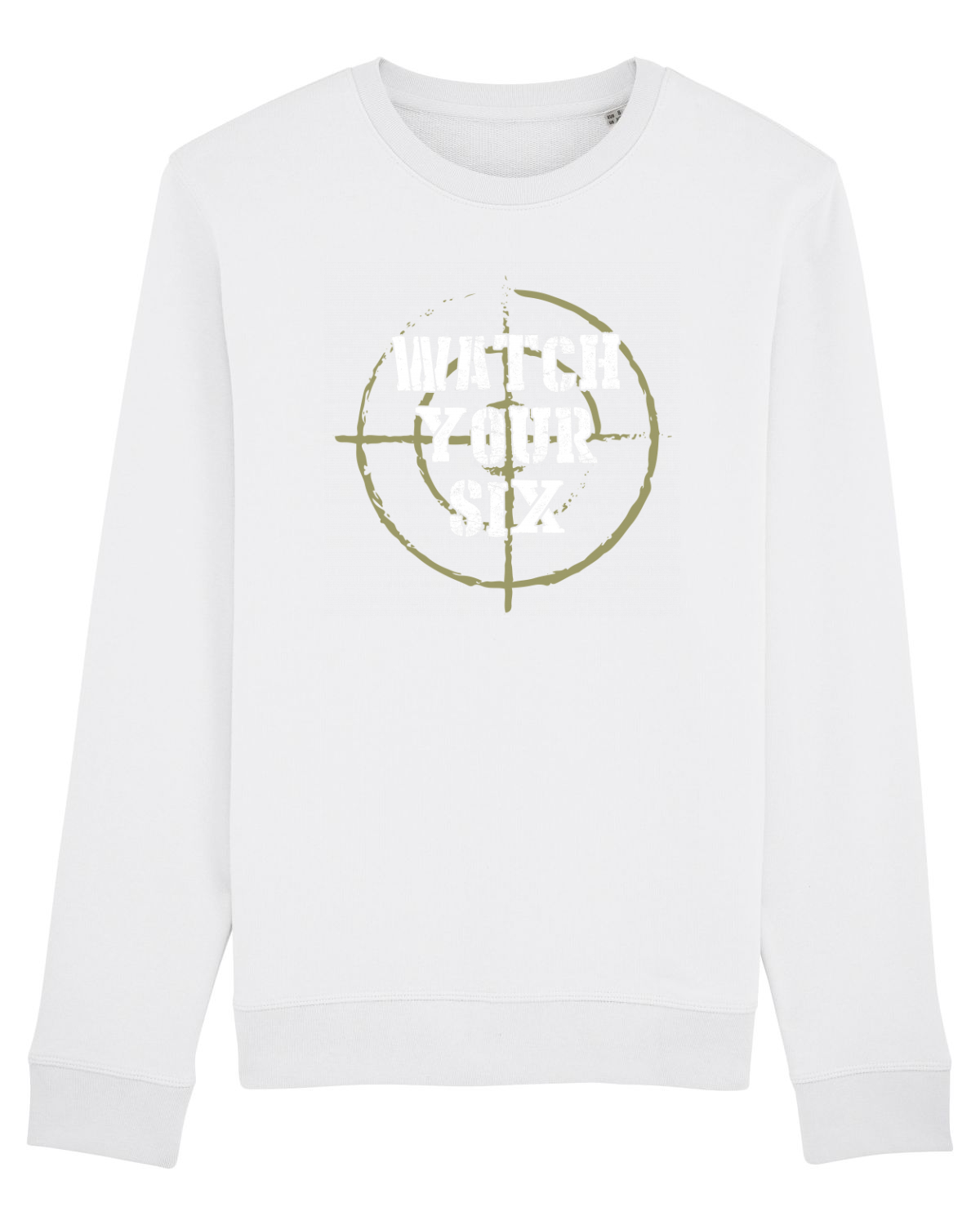 Bluză mânecă lungă Unisex Rise White