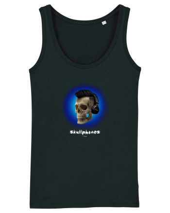 Craniu cu casti - skullphones 07 albastru 3 Black