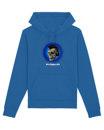Craniu cu casti - skullphones 07 albastru 3 Royal Blue