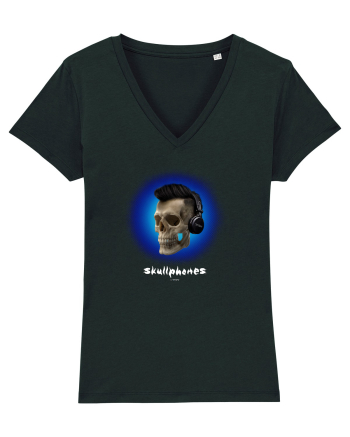 Craniu cu casti - skullphones 07 albastru 3 Black