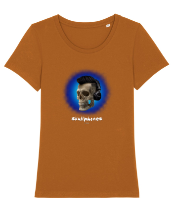 Craniu cu casti - skullphones 07 albastru 3 Roasted Orange