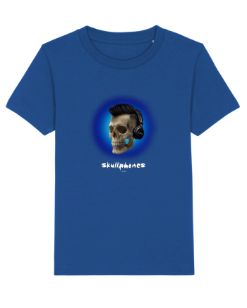Craniu cu casti - skullphones 07 albastru 3 Majorelle Blue