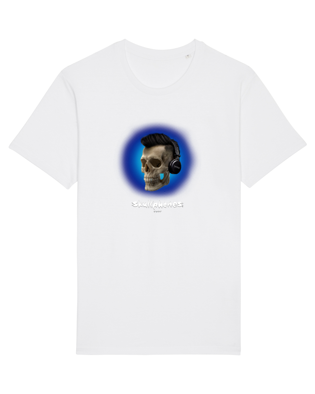 Tricou mânecă scurtă Unisex Rocker White