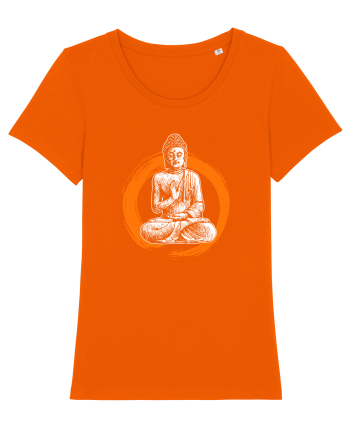 Zen Meditation Bright Orange