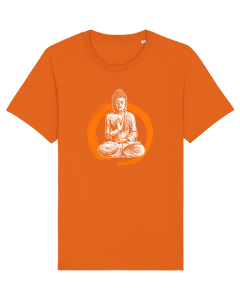 Zen Meditation Bright Orange
