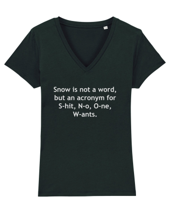 Snow is not a word Black