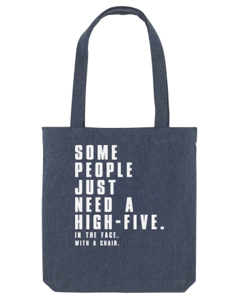 SOME PEOPLE JUST NEED A HIGH-FIVE Midnight Blue