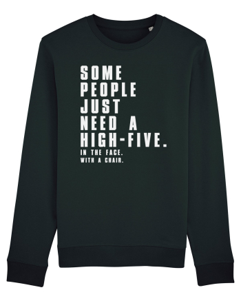 SOME PEOPLE JUST NEED A HIGH-FIVE Black