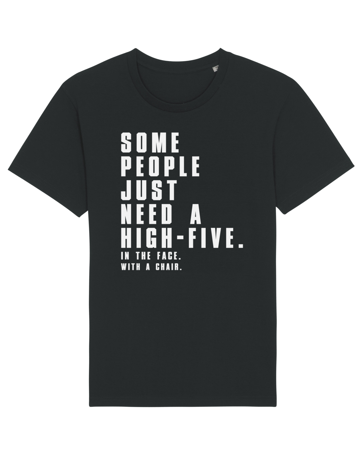Tricou mânecă scurtă Unisex Rocker Black