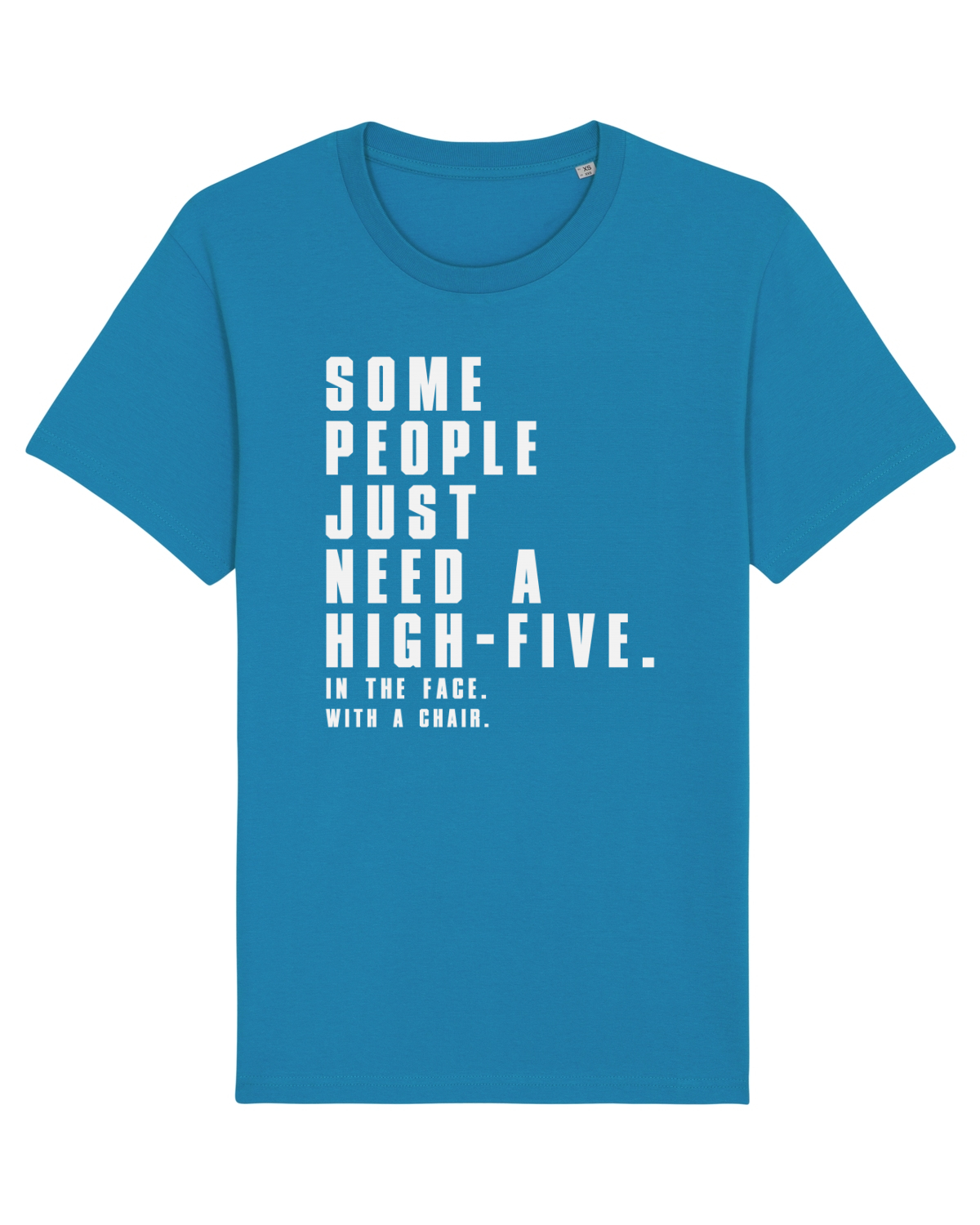 Tricou mânecă scurtă Unisex Rocker Azur