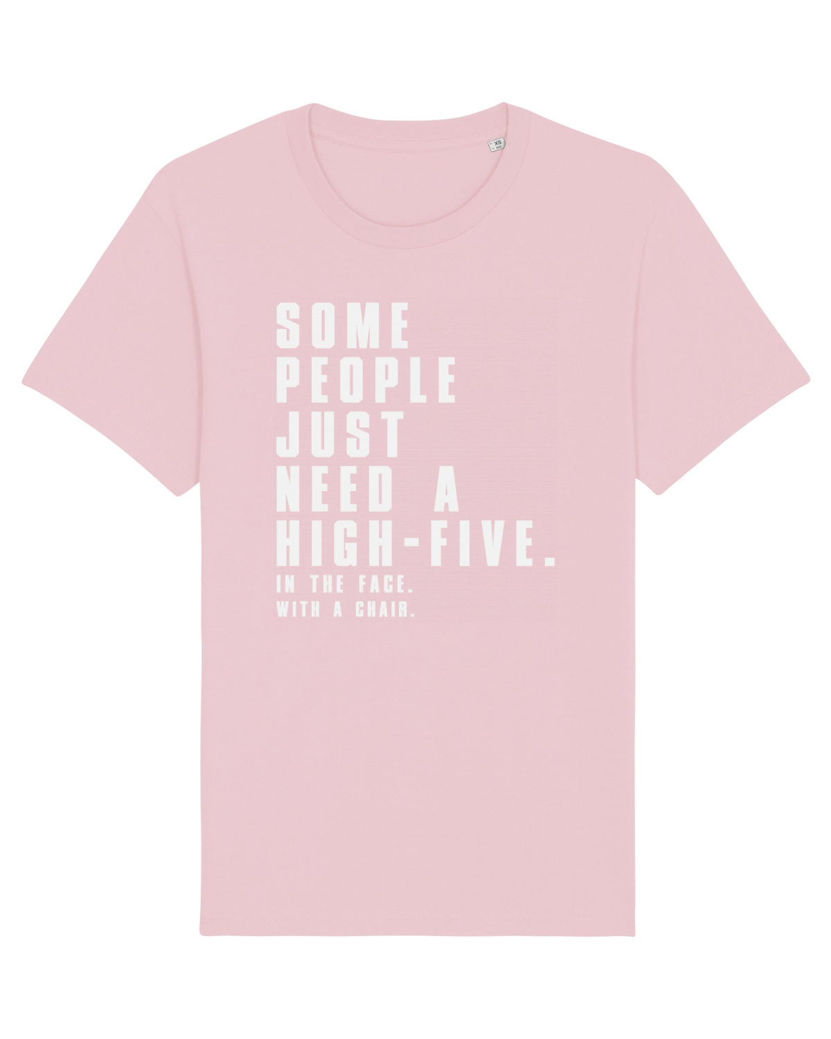 Tricou mânecă scurtă Unisex Rocker Cotton Pink
