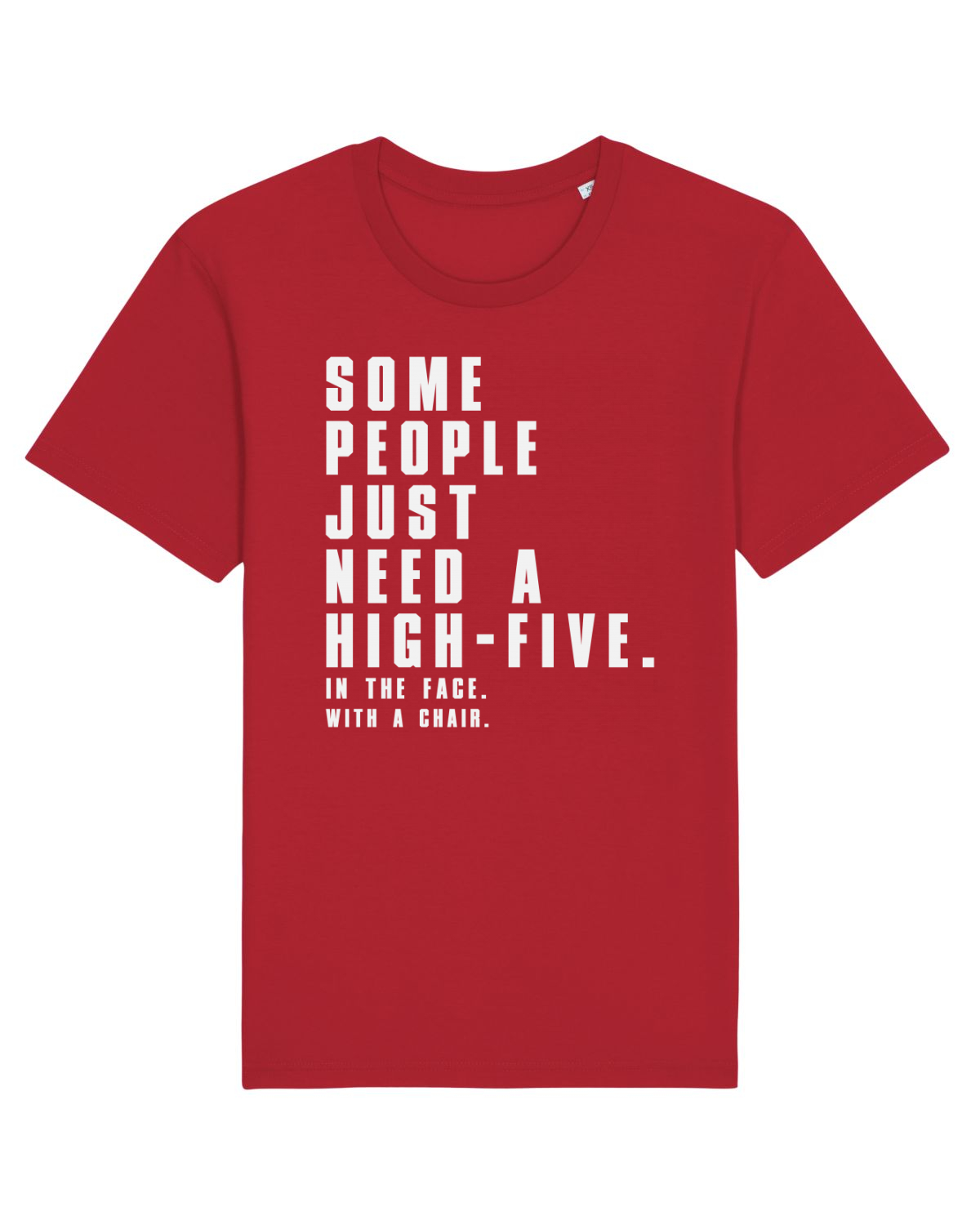 Tricou mânecă scurtă Unisex Rocker Red