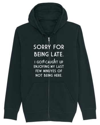 SORRY FOR BEING LATE Black