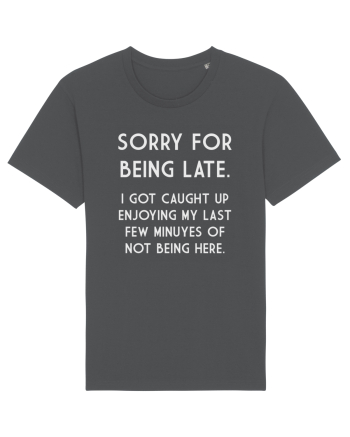 SORRY FOR BEING LATE Anthracite