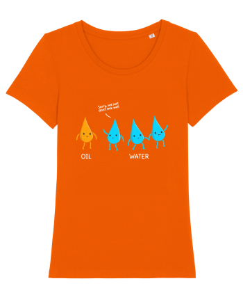 Sorry we just don't mix well Bright Orange
