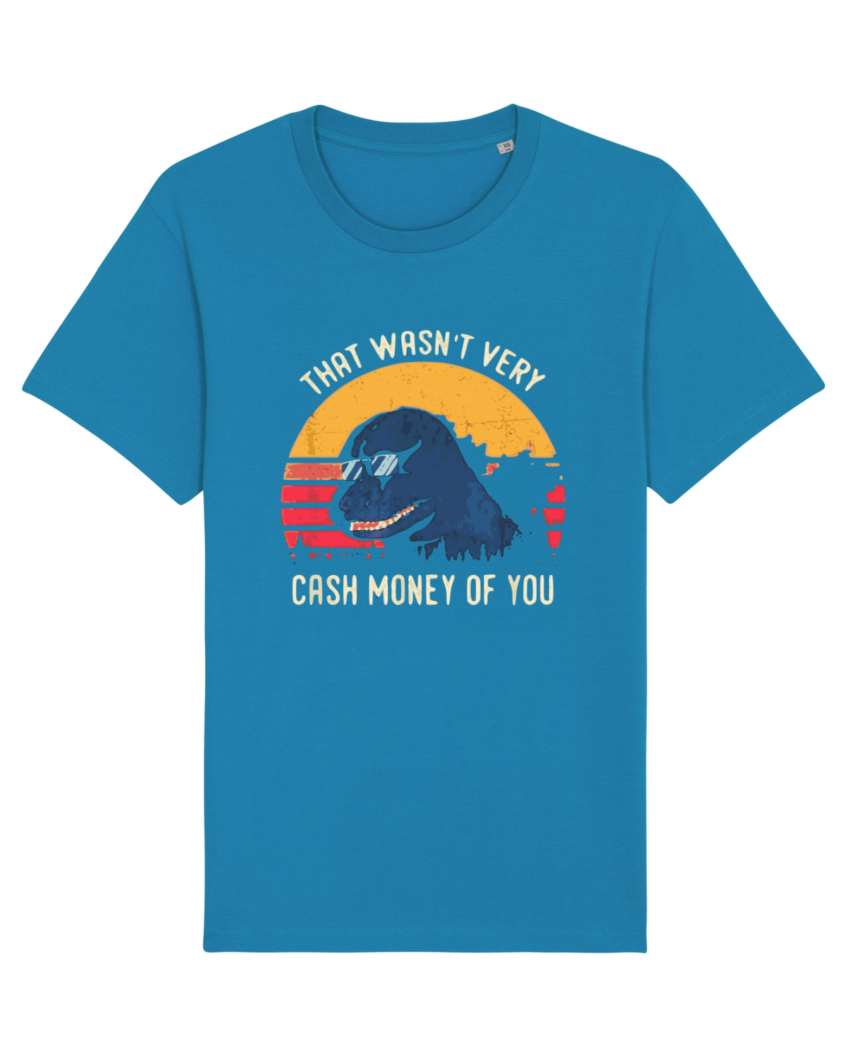 Tricou mânecă scurtă Unisex Rocker Azur