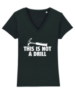 This is not a Drill Tricou mânecă scurtă guler V Damă Evoker