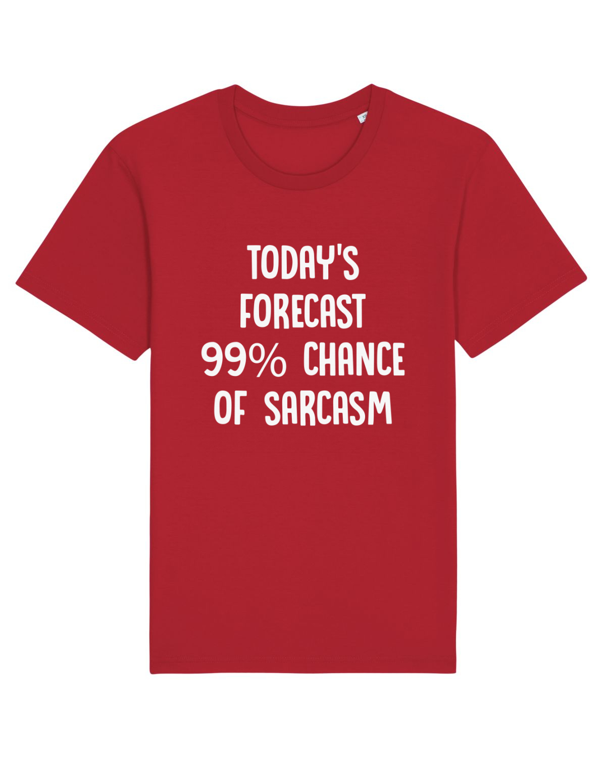Tricou mânecă scurtă Unisex Rocker Red
