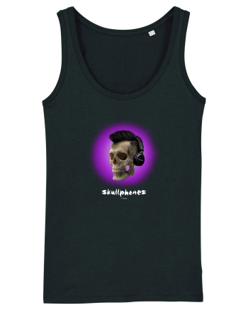 Craniu cu casti - skullphones 07 violet Black