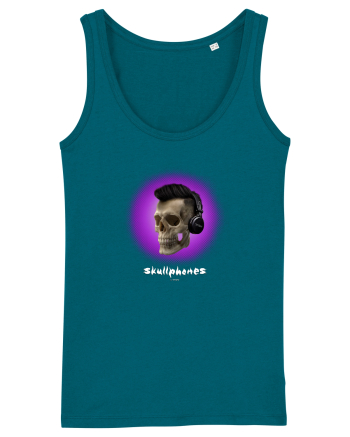 Craniu cu casti - skullphones 07 violet Ocean Depth