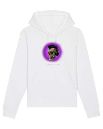 Craniu cu casti - skullphones 07 violet White