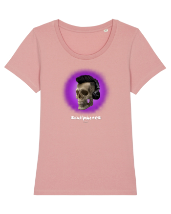 Craniu cu casti - skullphones 07 violet Canyon Pink