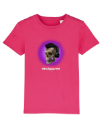 Craniu cu casti - skullphones 07 violet Tricou mânecă scurtă  Copii Mini Creator