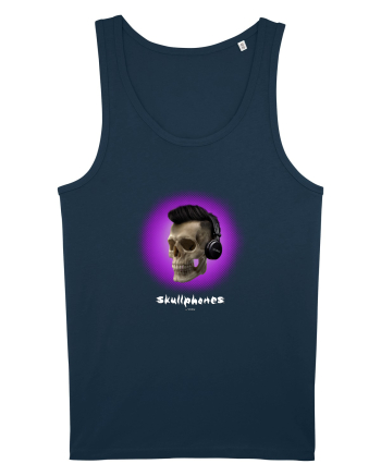 Craniu cu casti - skullphones 07 violet Navy