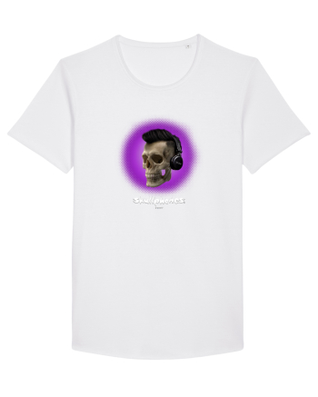 Craniu cu casti - skullphones 07 violet White