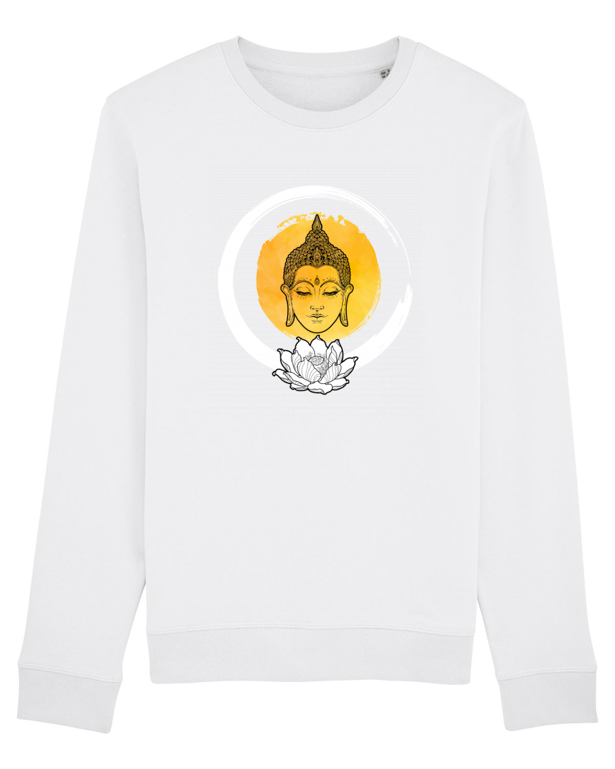 Bluză mânecă lungă Unisex Rise White