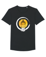 Buddha Tricou mânecă scurtă guler larg Bărbat Skater
