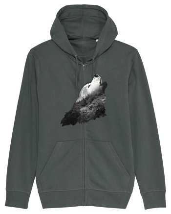 Wolf howling Anthracite