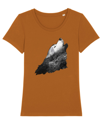 Wolf howling Roasted Orange