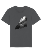 Wolf howling Tricou mânecă scurtă Unisex Rocker