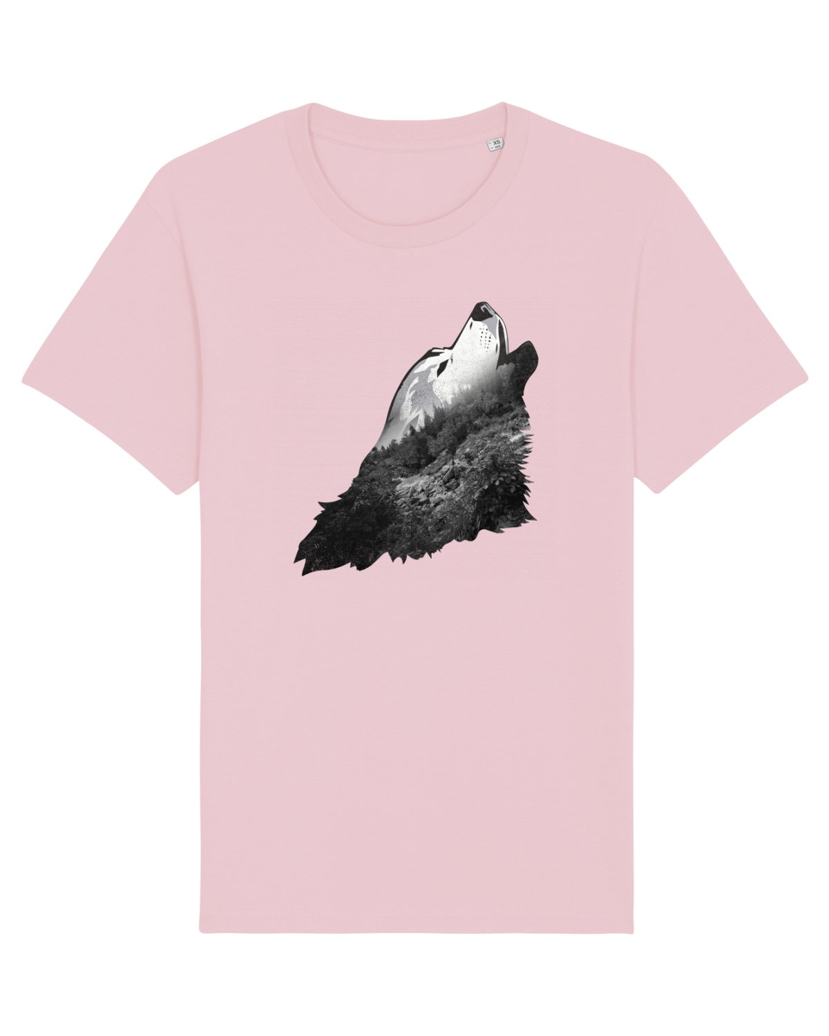 Tricou mânecă scurtă Unisex Rocker Cotton Pink