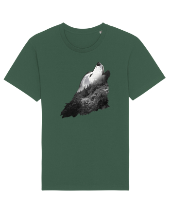 Wolf howling Bottle Green