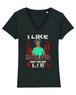 Ripped Guts Tricou mânecă scurtă guler V Damă Evoker