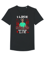 Ripped Guts Tricou mânecă scurtă guler larg Bărbat Skater