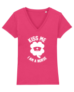 NURSE Tricou mânecă scurtă guler V Damă Evoker